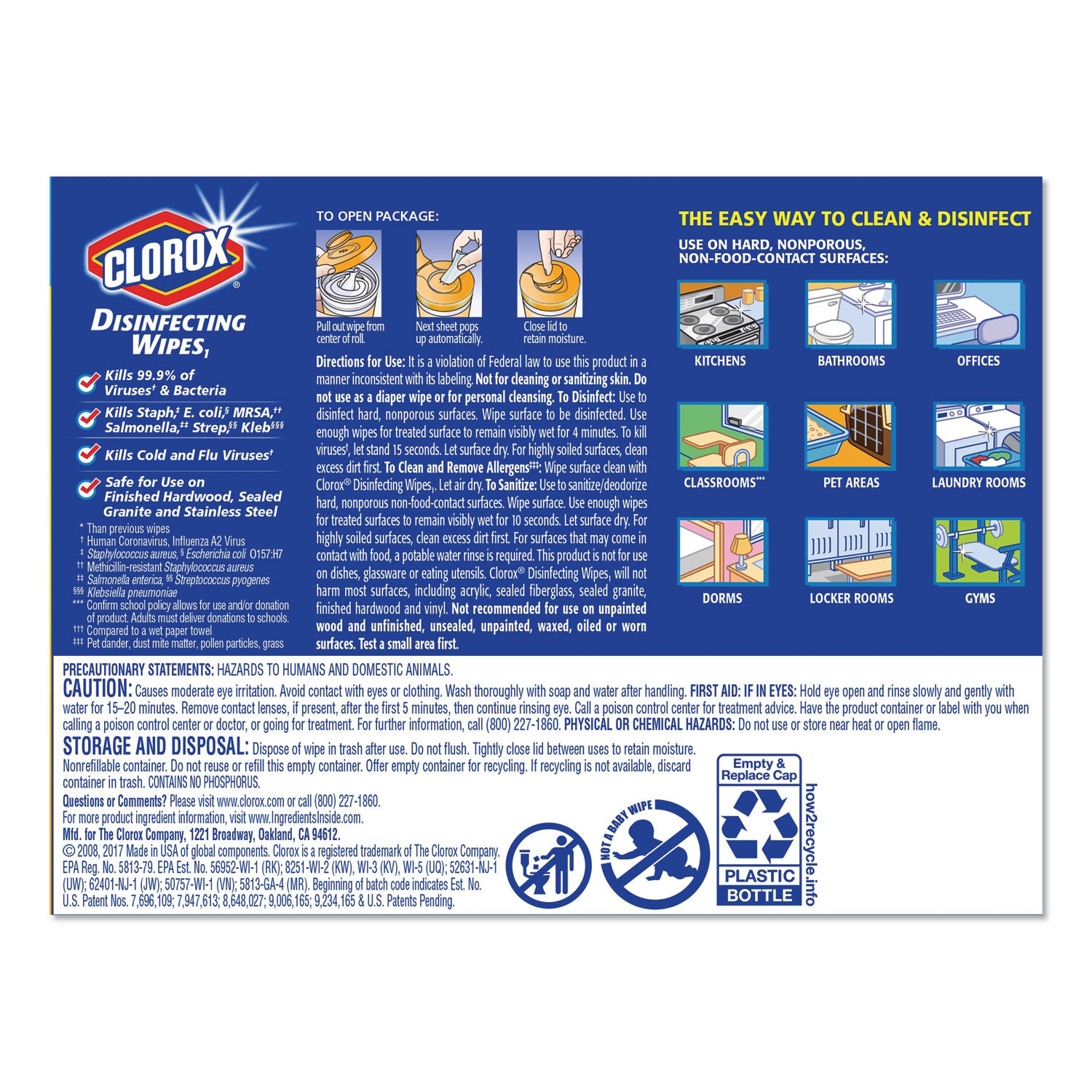 Disinfecting Wipes by Clorox® CLO01727