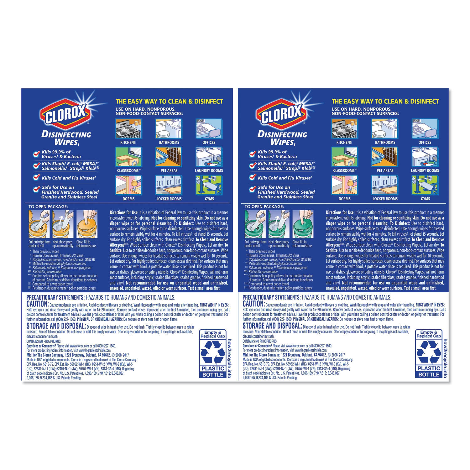 Disinfecting Wipes by Clorox® CLO30208PK