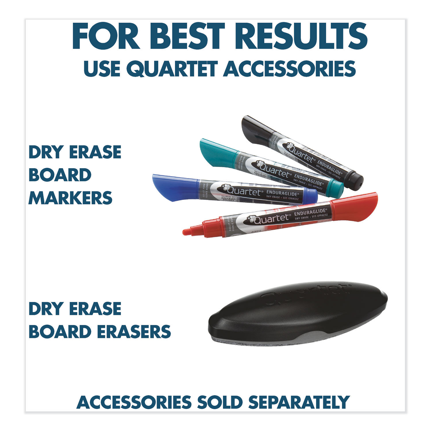 Quartet Dry-Erase Kit, Accessory Cup, Dry-Erase Markers, Eraser, Markers &  Accessories