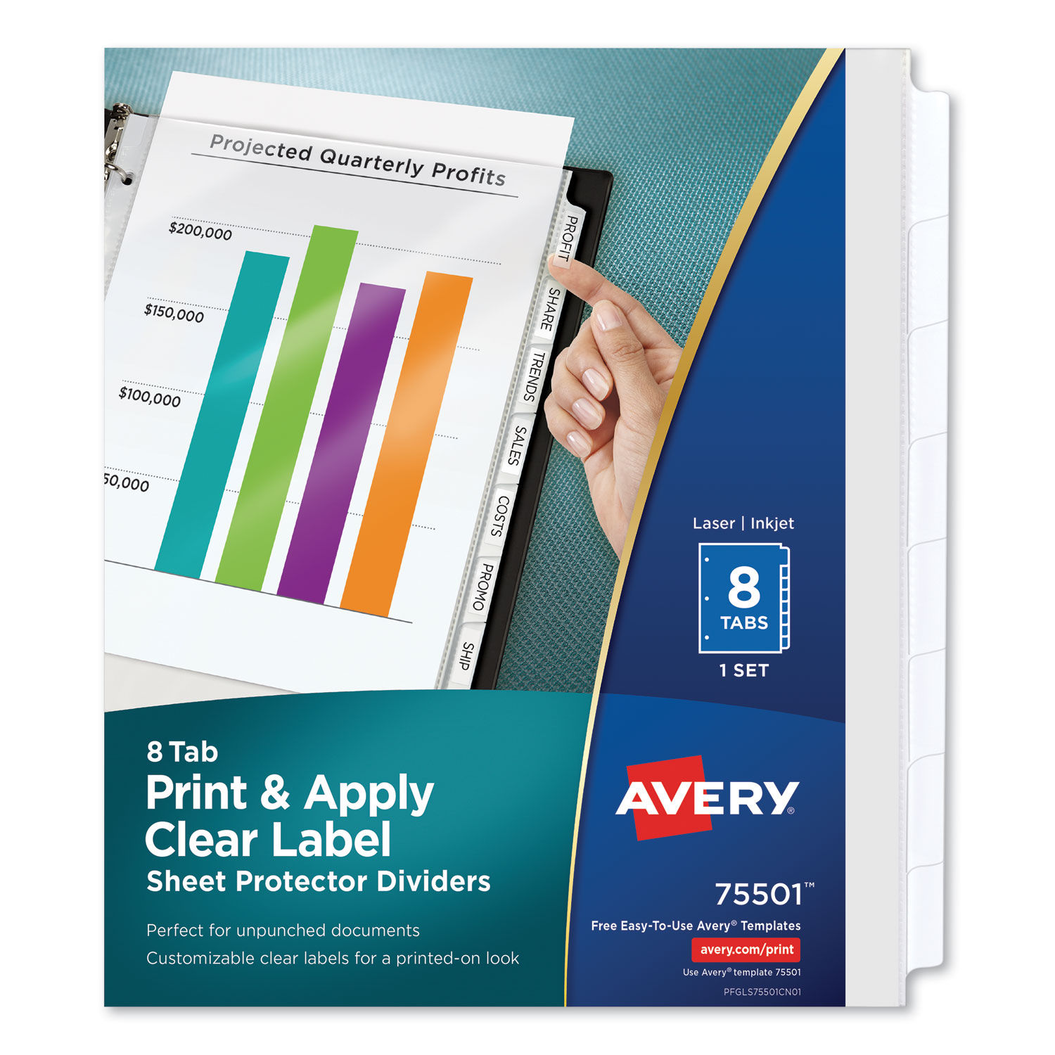 Avery Plastic Document Sleeves 8 12 x 11 Holds Up To 20 Sheets Clear Pack  Of 12 - Office Depot