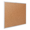 QRT2308 - Classic Series Cork Bulletin Board, 96 x 48, Tan Surface, Silver Anodized Aluminum Frame