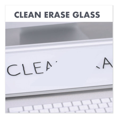 Quartet Glass Dry-Erase Desktop Computer Pad