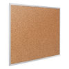 QRT2307 - Classic Series Cork Bulletin Board, 72 x 48, Natural Surface, Silver Anodized Aluminum Frame