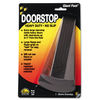 MAS00964 - Giant Foot Doorstop, No-Slip Rubber Wedge, 3.5w x 6.75d x 2h, Brown