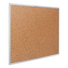 QRT2303 - Classic Series Cork Bulletin Board, 36 x 24, Tan Surface, Silver Anodized Aluminum Frame