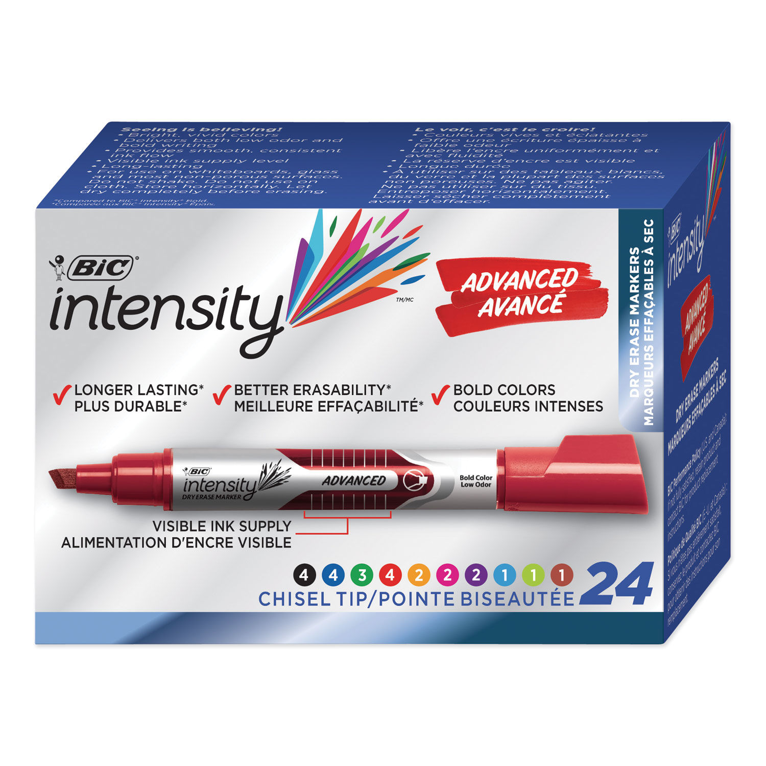 BIC Intensity Permanent Marker, Fine Point, Earth Tones, Single Marker