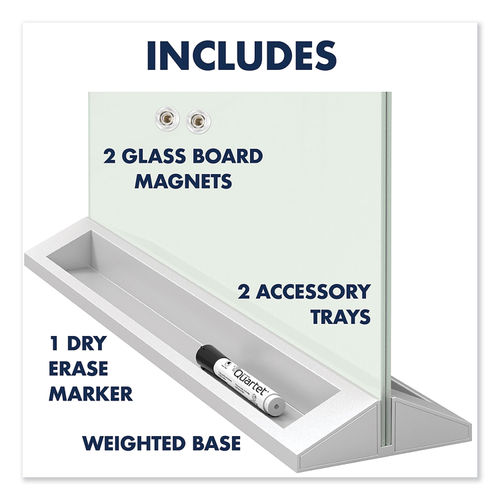 Quartet Glass Dry-Erase Board Magnets, Large, 12 Pack, Assorted Colors 