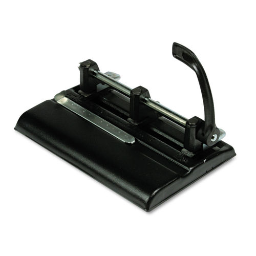 40-Sheet High-Capacity Lever Action Adjustable Two- to Seven-Hole Punch,  9/32