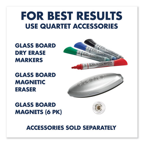 Quartet Prestige 2 Connects Marker Caddy, 4 EnduraGlide Dry-Erase Markers,  1 Eraser