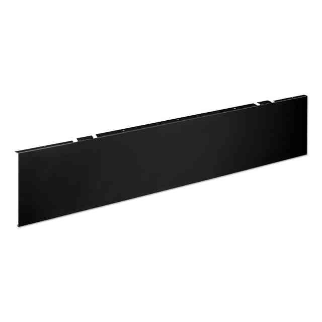 Universal Modesty Panel, 50w x 0.13d x 9.63h, Black Universal Modesty Panel, 50w x 0.13d x 9.63h, Black