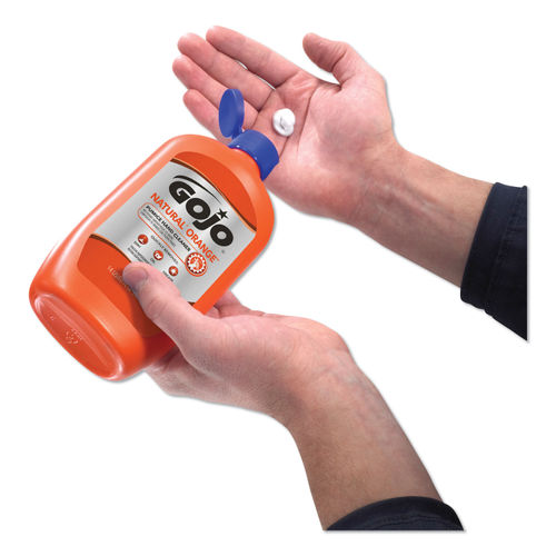 Gojo Hand Cleaner With Pumice Orange Formula 1 Gal. Plastic Bottle 