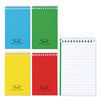 RED31120 - Paper Blanc Xtreme White Wirebound Memo Pads, Narrow Rule, Randomly Assorted Cover Colors, 60 White 3 x 5 Sheets