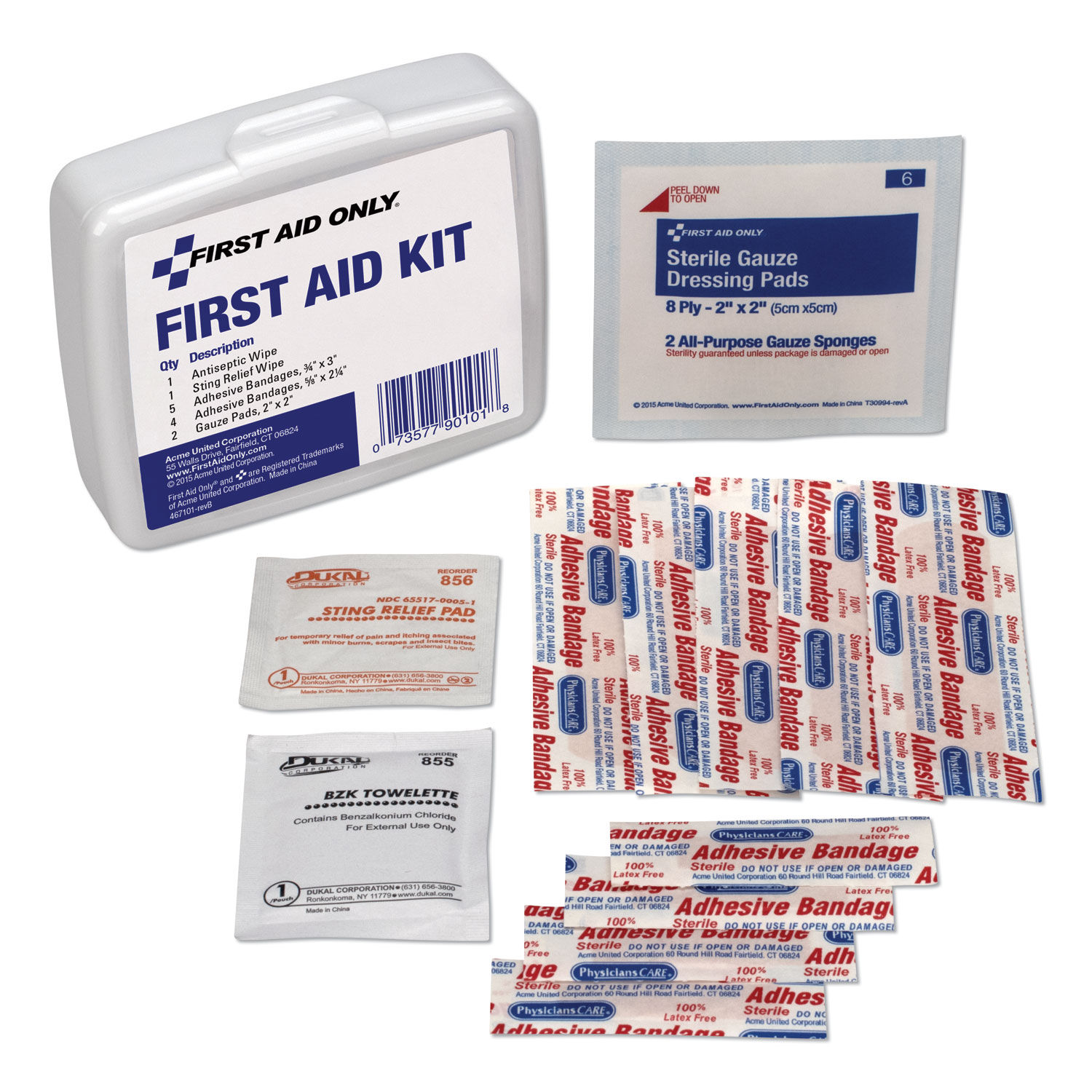 common first aid kit items