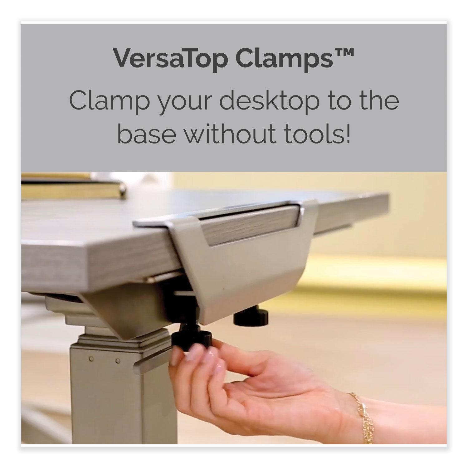 Levado Height Adjustable Desk Base by Fellowes® FEL9650701