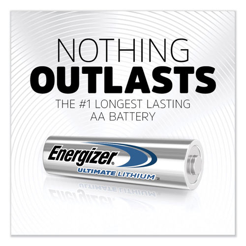 Energizer Ultimate Lithium AA Batteries (1.5V, 3500mAh, 8-Pack)