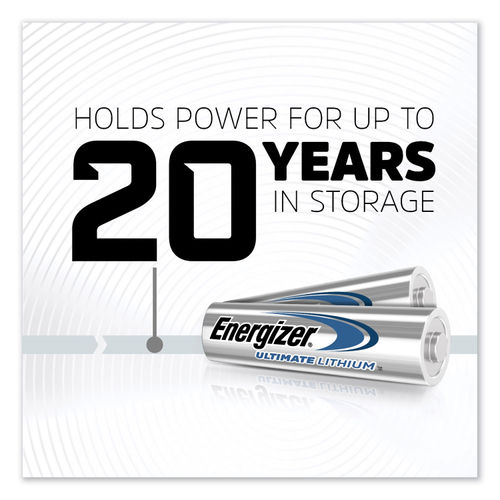 Energizer Ultimate Lithium AA Batteries (1.5V, 3500mAh, 8-Pack)