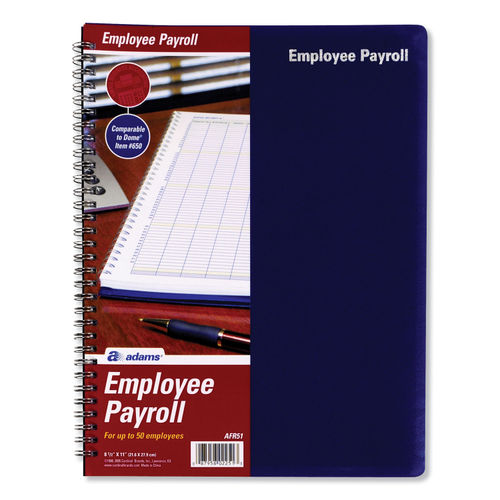 Employee Payroll Record Book by Adams® ABFAFR51