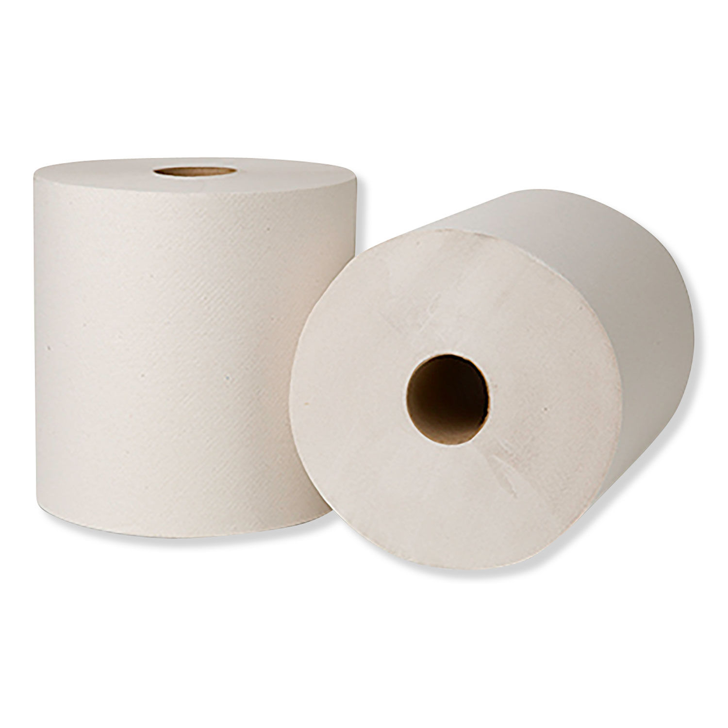 600 ft. L White 100% Recycled Paper Towel Roll (12-Rolls per Pack)