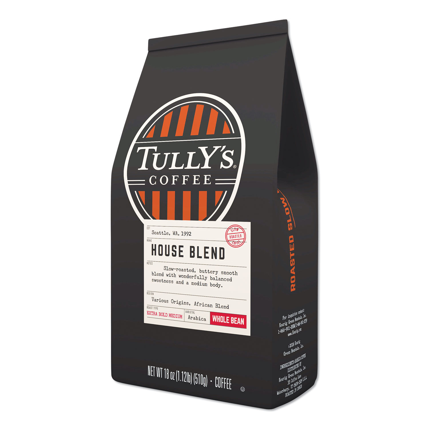 House Blend Whole Bean Coffee by Tully 