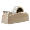 MMMC22 - Two-Roll Desktop Tape Dispenser, 3" Core, High-Impact Plastic, Beige