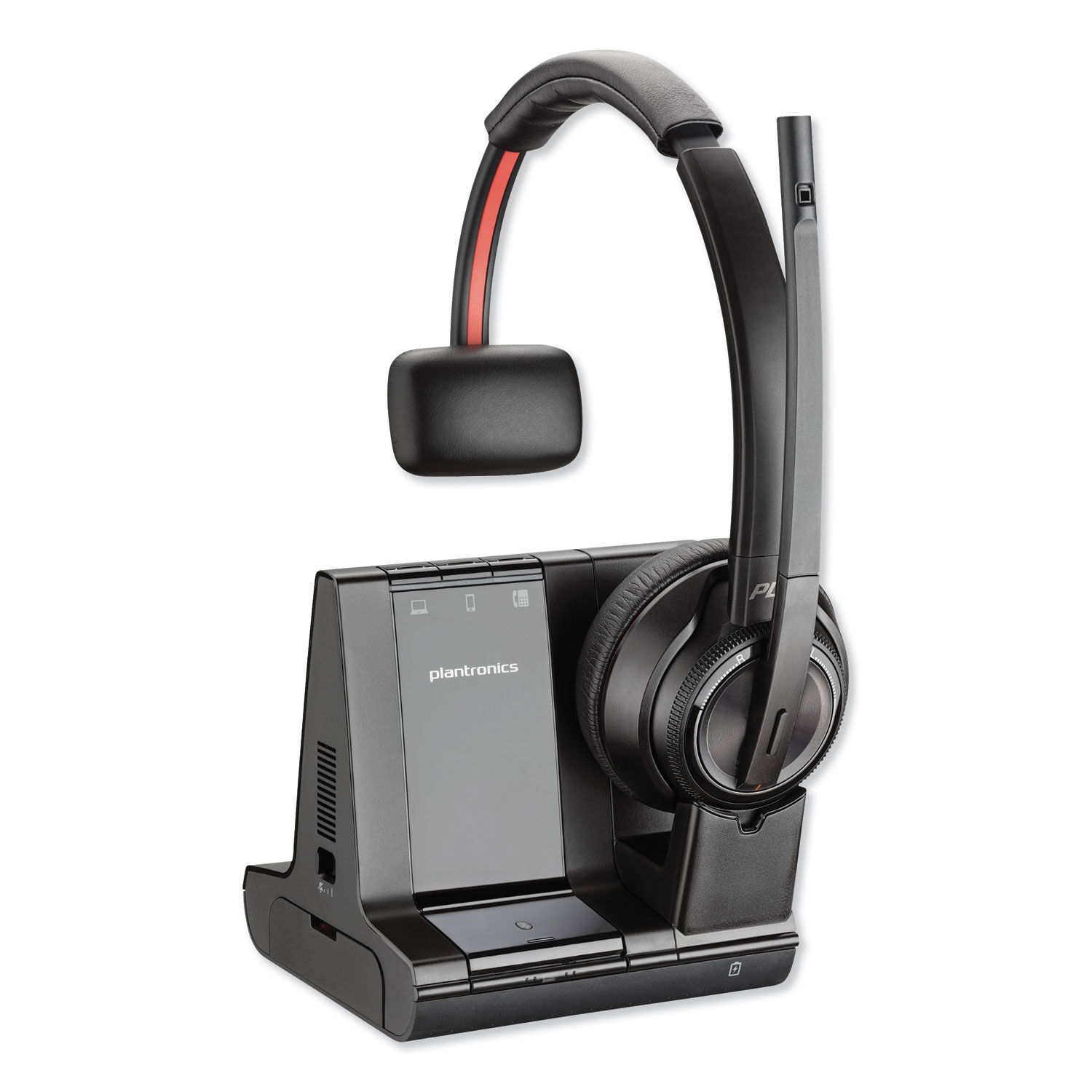 Savi W8210 Monaural OvertheHead Headset by poly® PLNW8210