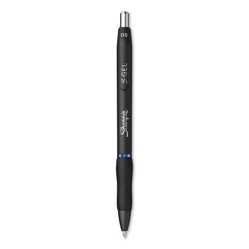 Sharpie S-Gel S-Gel Retractable Gel Pen, Fine 0.5 mm, Black Ink