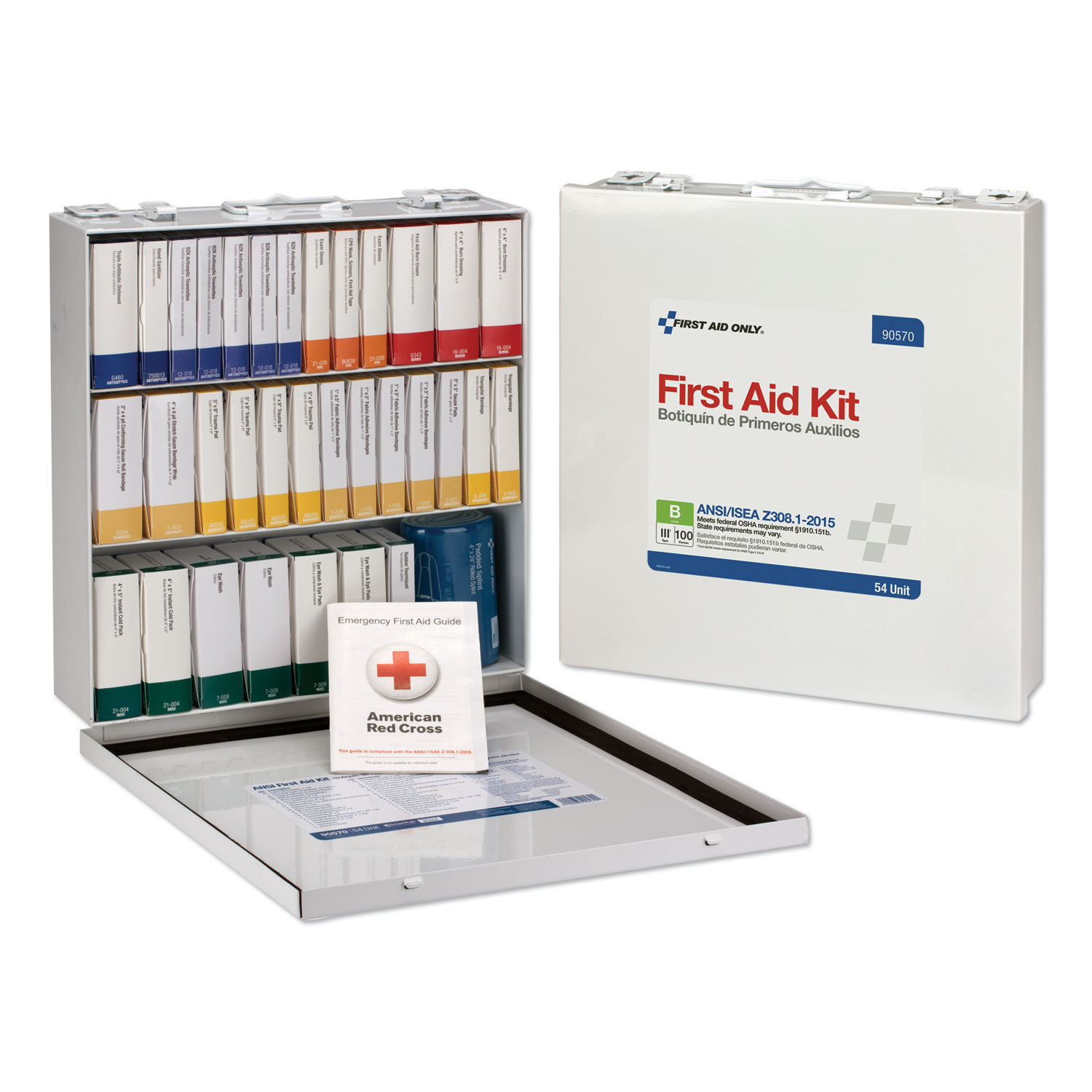 Unitized ANSI Compliant Class B Type III First Aid Kit for 100 People by First Aid Only