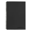 MEA06096 - Wirebound Guided QuickNotes Notebook, 1-Subject, List-Management Format, Dark Gray Cover, (80) 8 x 5 Sheets