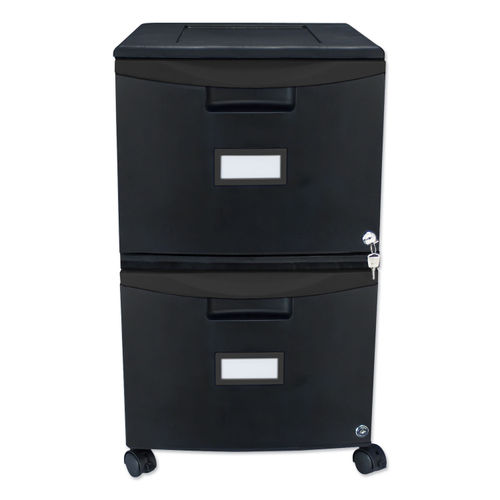 Two Drawer Mobile Filing Cabinet By Storex Stx61312b01c Ontimesupplies Com