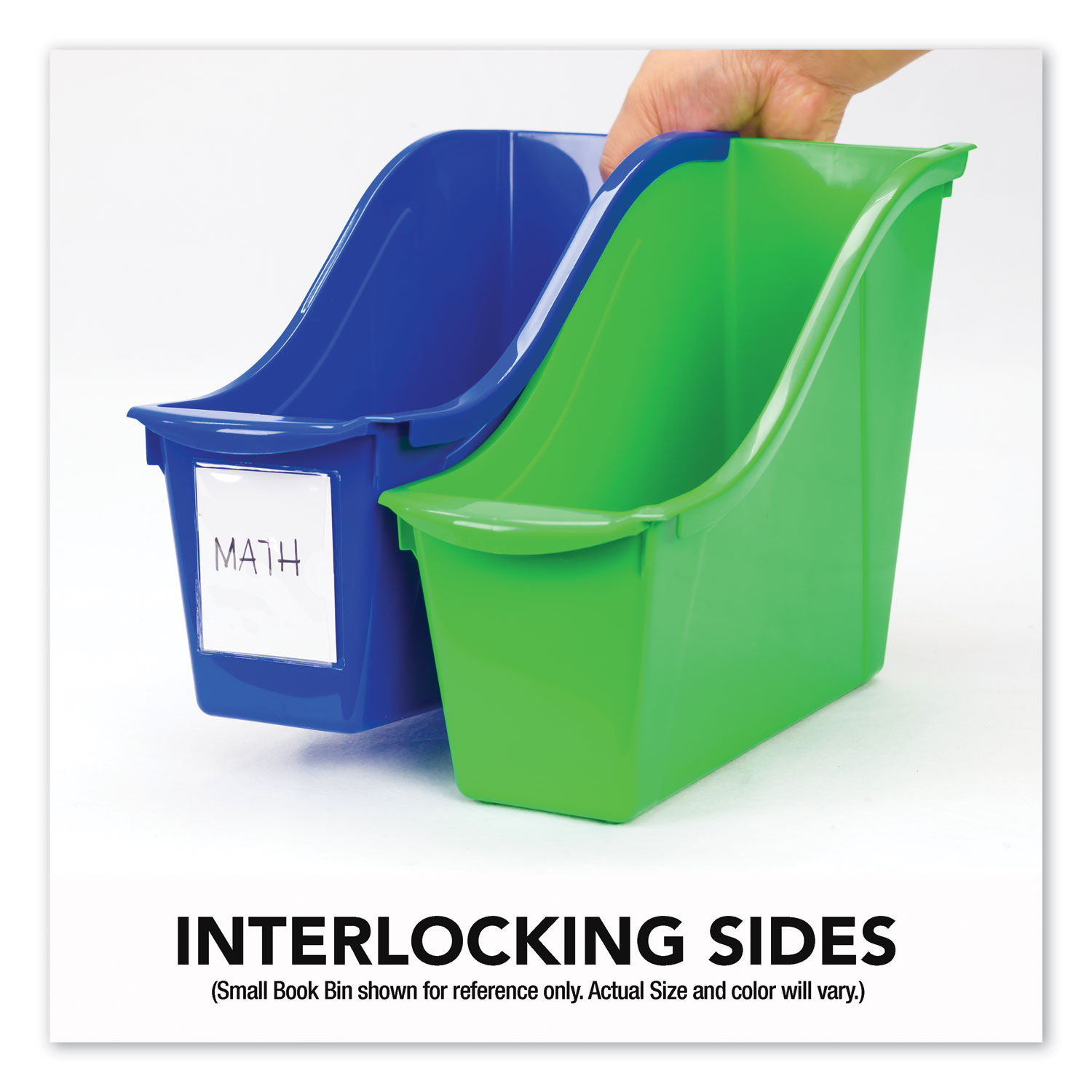 Storex Double XL Wide Book Bins