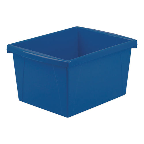 Storex Small Cubby Bin, Red, 5-Pack