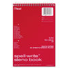 MEA43082 - Spell-Write Wirebound Steno Pad, Gregg Rule, Randomly Assorted Cover Colors, 80 White 6 x 9 Sheets