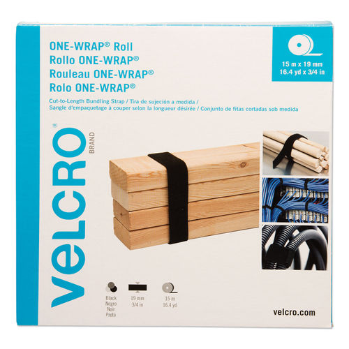 Velcro Brand ONE-WRAP Ties Bulk Roll - VEK189645 