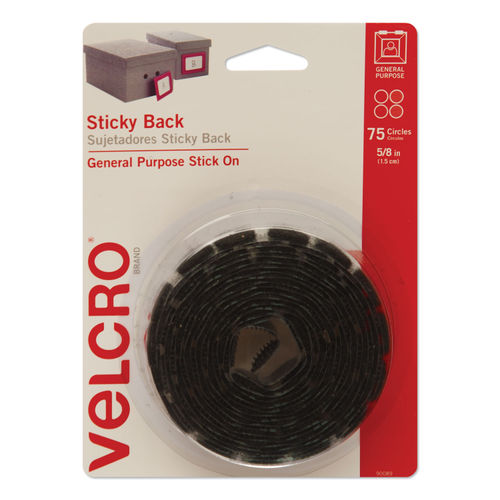 VELCRO Brand Loop Tape Strips 12 x 75 White - Office Depot