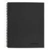 MEA06672 - Wirebound Business Notebook, 1-Subject, Wide/Legal Rule, Black Linen Cover, (80) 9.5 x 6.63 Sheets