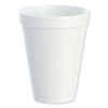 DCC12J12 - Foam Drink Cups, 12 oz, White, 25/Bag, 40 Bags/Carton