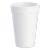 DCC16J16 - Foam Drink Cups, 16 oz, White, 25/Bag, 40 Bags/Carton