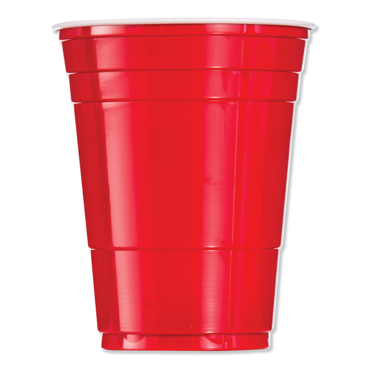 Choice 16 oz. Red Plastic Cup - 50/Pack