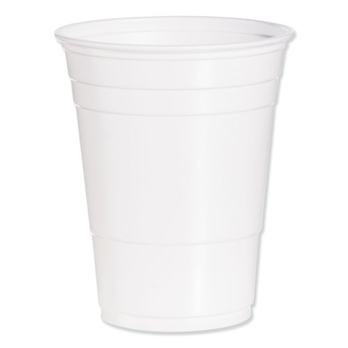 Solo Cup Plastic Cold Party Cups, Red - 50 count, 16 oz each