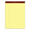 TOP63950 - Docket Gold Ruled Perforated Pads, Wide/Legal Rule, 50 Canary-Yellow 8.5 x 11.75 Sheets, 12/Pack