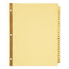 AVE11306 - Preprinted Laminated Tab Dividers with Gold Reinforced Binding Edge, 25-Tab, A to Z, 11 x 8.5, Buff, 1 Set