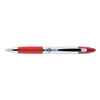 ZEB22430 - Z-Grip MAX Ballpoint Pen, Retractable, Medium 1 mm, Red Ink, Silver/Red Barrel, 12/Pack