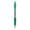 PIL31005 - G2 Premium Gel Pen, Retractable, Extra-Fine 0.5 mm, Green Ink, Smoke/Green Barrel, Dozen