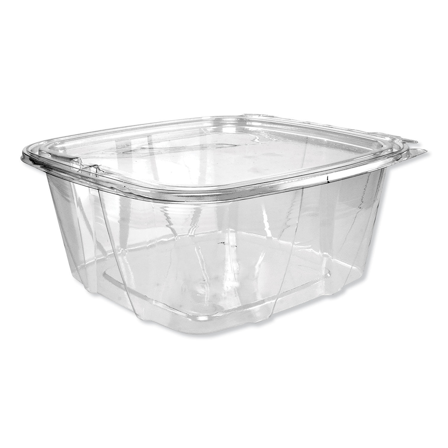 PET Tamper Resistant Hinged Salad Bowl with Dome Lid, 32 oz. (240