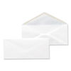 UNV35210 - Open-Side Business Envelope, #10, Monarch Flap, Gummed Closure, 4.13 x 9.5, White, 500/Box