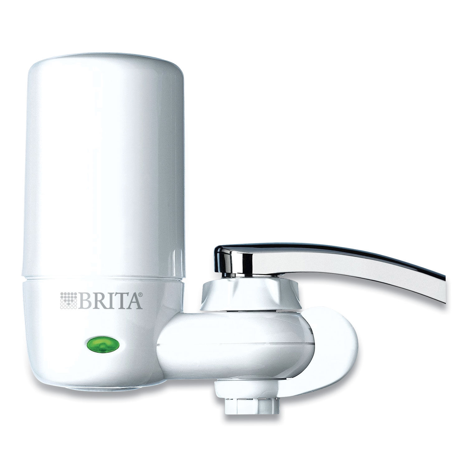 Brita Tap Water Filter On-Tap New Granular Activated Carbon / Hollow Fiber  Membranes 1 μm White -  Offers