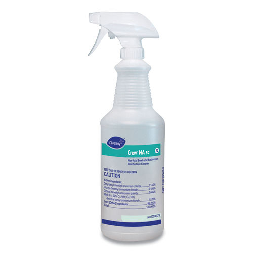 Crew Na Sc Non Acid Bowl And Bathroom Disinfectant Cleaner Empty Spray Bottle By Diversey Dvo03975 Ontimesupplies Com
