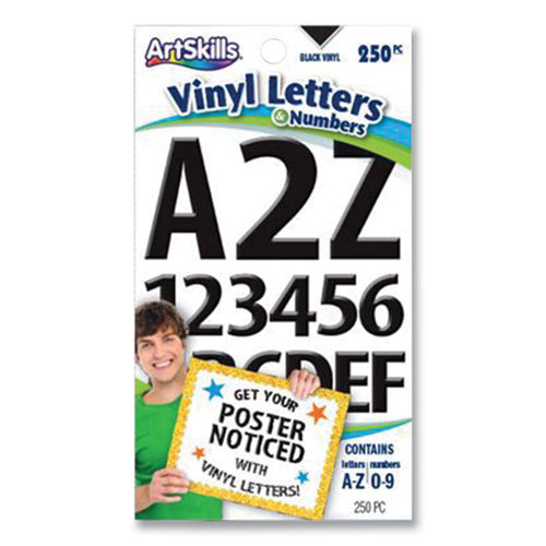 Poster and Bulletin Board Vinyl Letters and Numbers by ArtSkills® ASKPA1349