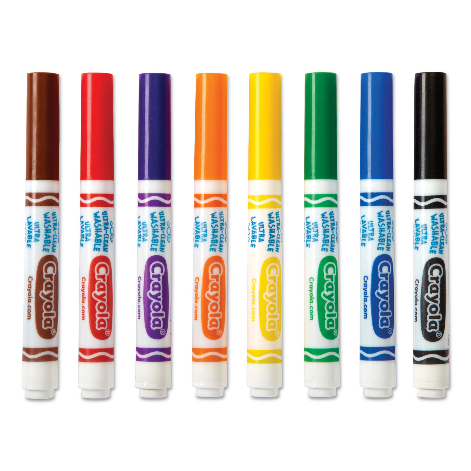 Crayola Ultra-Clean Washable Markers Wedge Tip 58-7208 