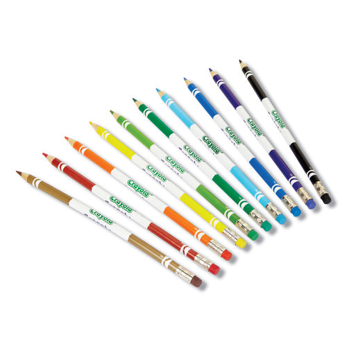 Crayola Erasable Colored Pencils Pack Of 36 3.3 mm Assorted Colors